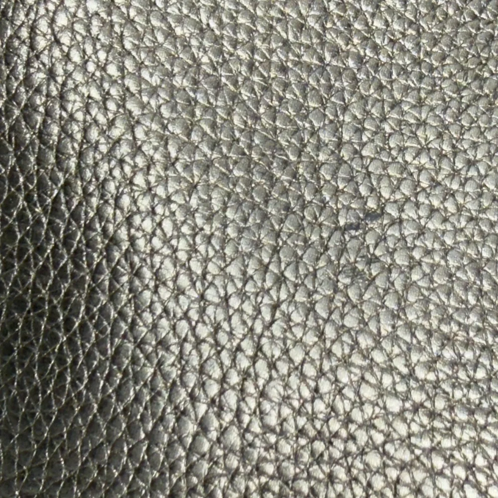 Coach Metallic Pebble‎ Leather Shoulder Bag Pewter Hobo Purse - Picture 8 of 16